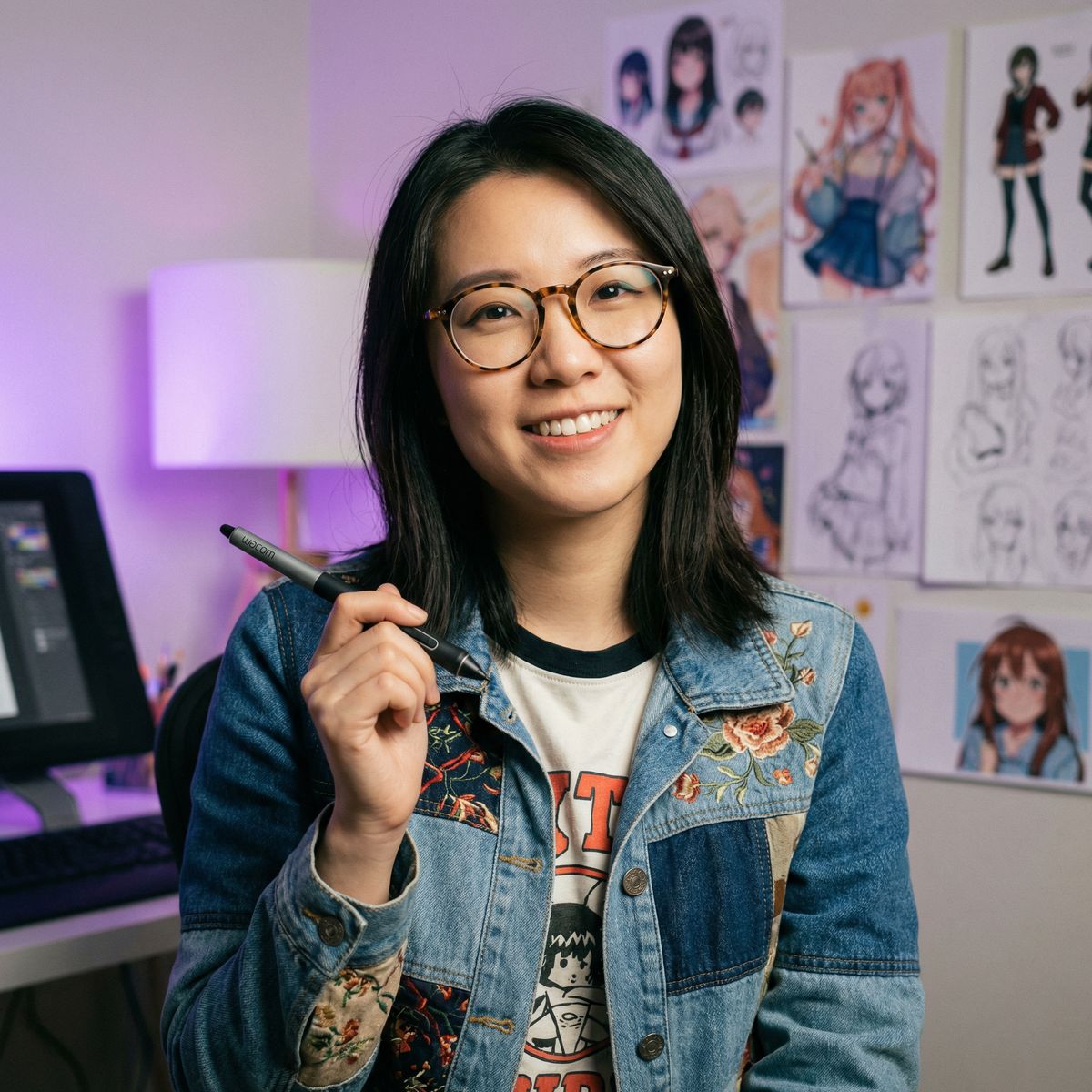 每日大赛动漫画师林小雅